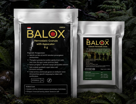 BALOX293SK Chitosan Hemostatic Series: Solusi Pengendalian Perdarahan untuk IFAK dan Emergency Response